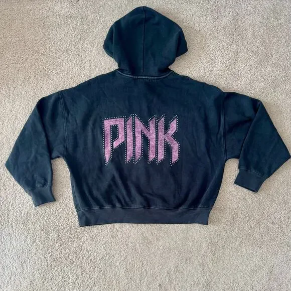 PINK Victoria’s Secret 2025 Bundle Sweatpants Hoodie Twice Tzuyu kpop Large - Picture 12 of 16